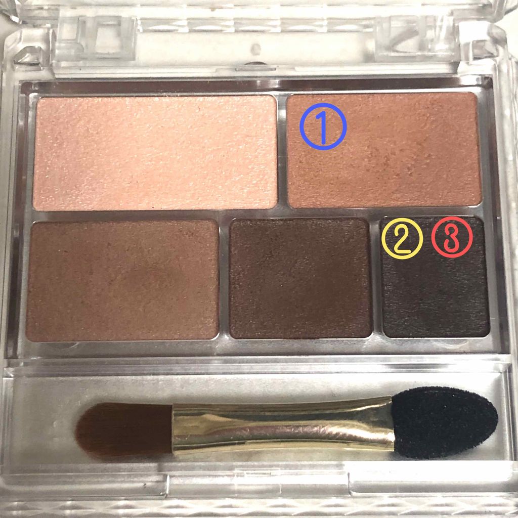 パーフェクトマルチアイズ/キャンメイク/アイシャドウパレットを使ったクチコミ（2枚目）