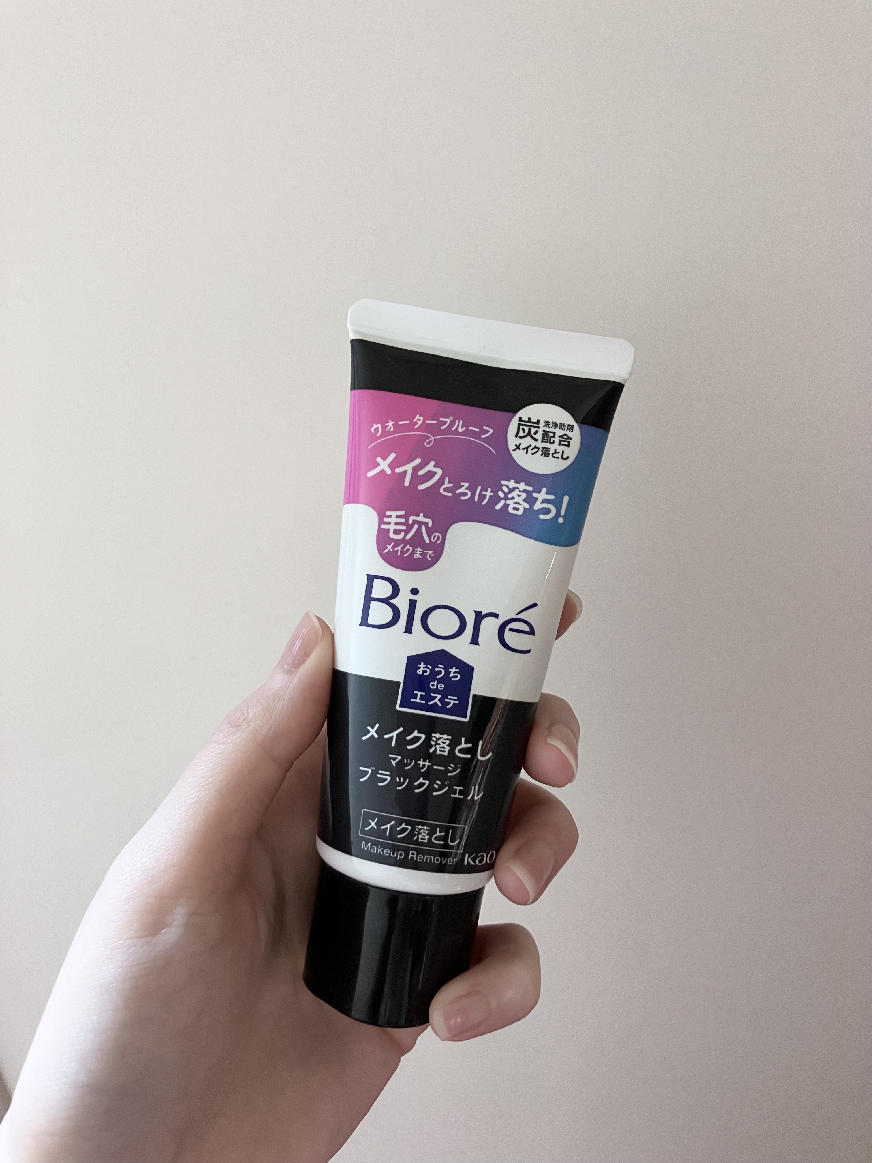 ビオレ おうちdeエステ メイク落とし マッサージブラックジェル 60g/ビオレ/クレンジングジェルを使ったクチコミ（1枚目）