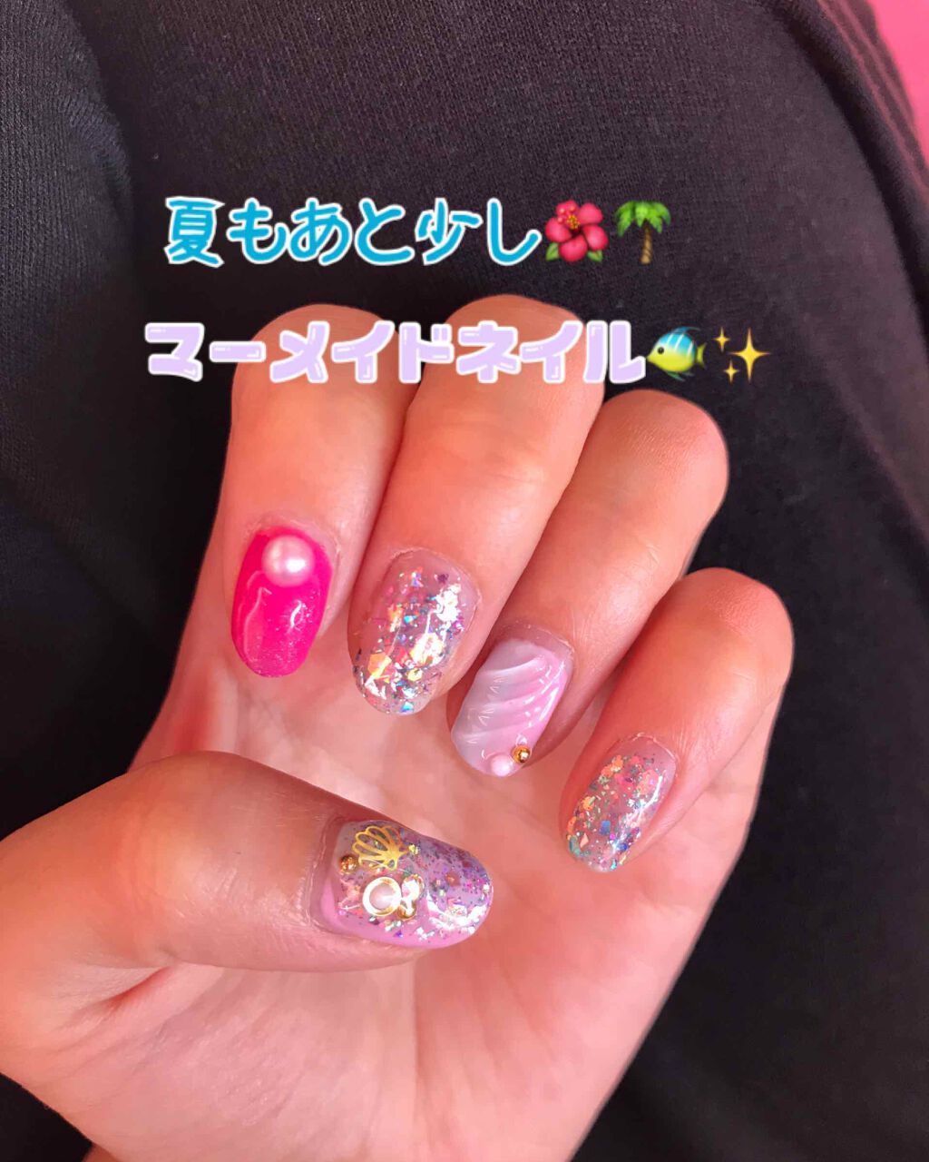 ジェルネイル(ライト対応)/セリア/ジェルネイルを使ったクチコミ(1枚目)