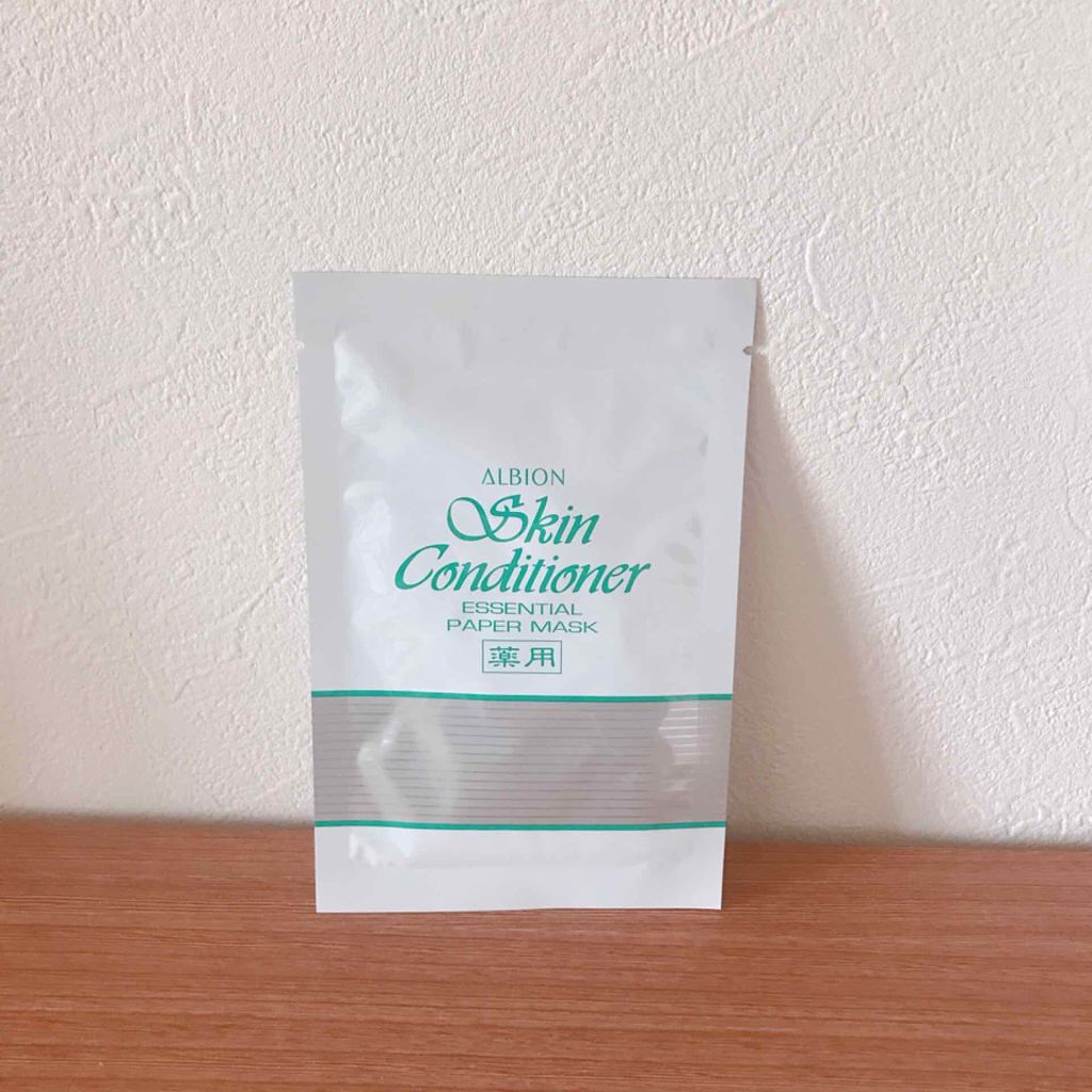 アルビオン 薬用スキンコンディショナー エッセンシャル ペーパーマスク E/ALBION/シートマスク・パックを使ったクチコミ（1枚目）
