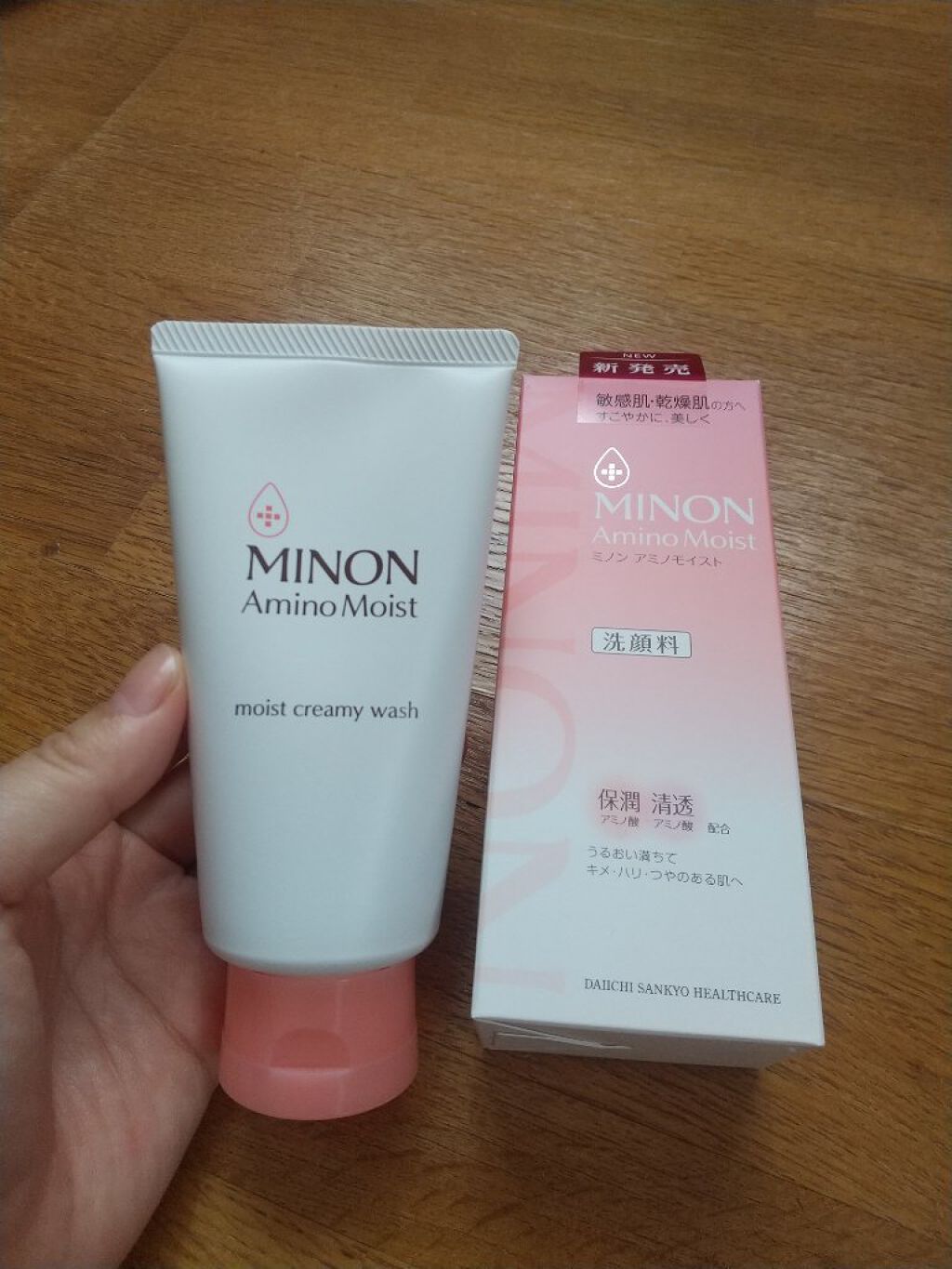 アミノモイスト モイストクリーミィ ウォッシュ/ミノン/洗顔フォームを使ったクチコミ（1枚目）