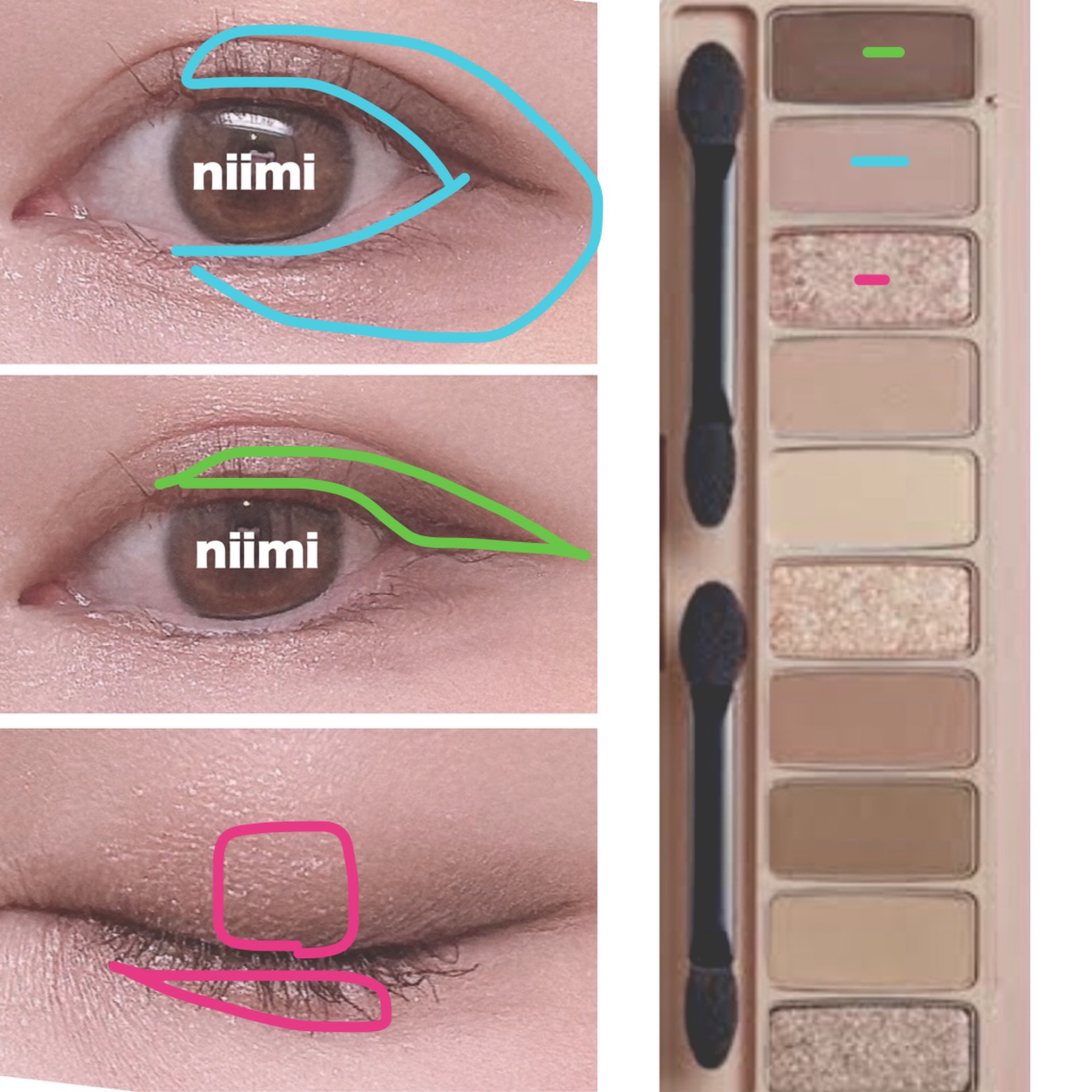 プレイカラー アイシャドウ オータムクローゼット/ETUDE/アイシャドウパレットを使ったクチコミ（3枚目）