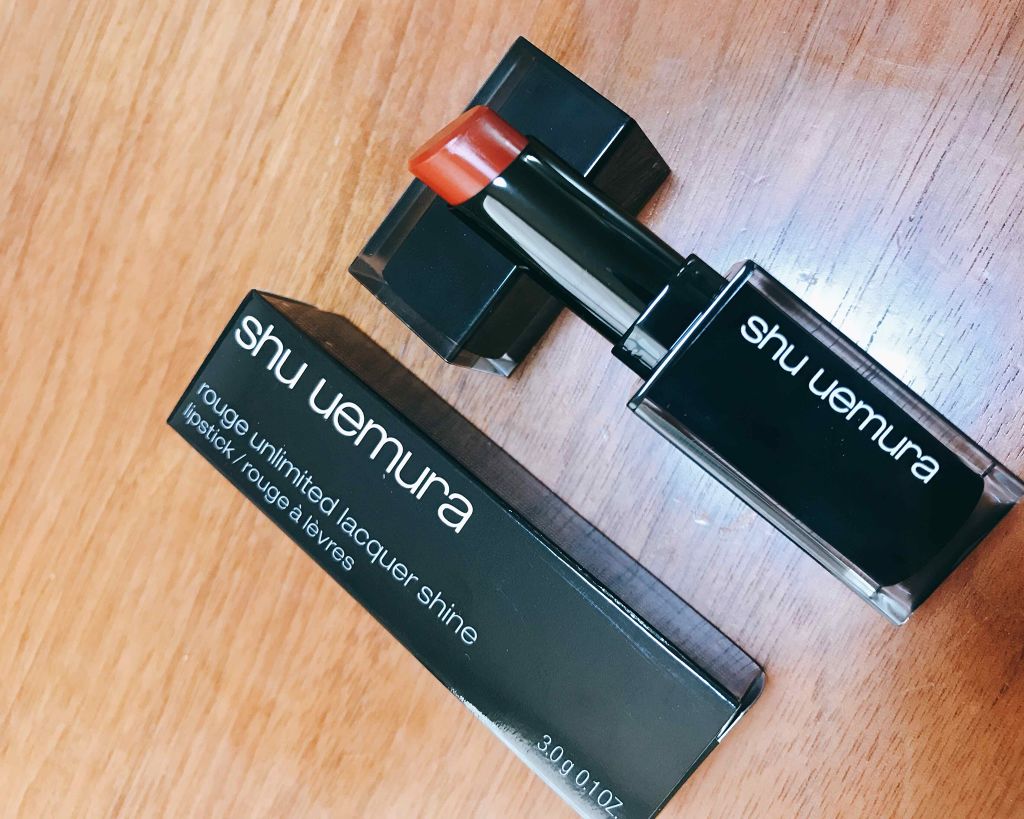 ルージュ アンリミテッド ラッカーシャイン/shu uemura/口紅を使ったクチコミ(1枚目)