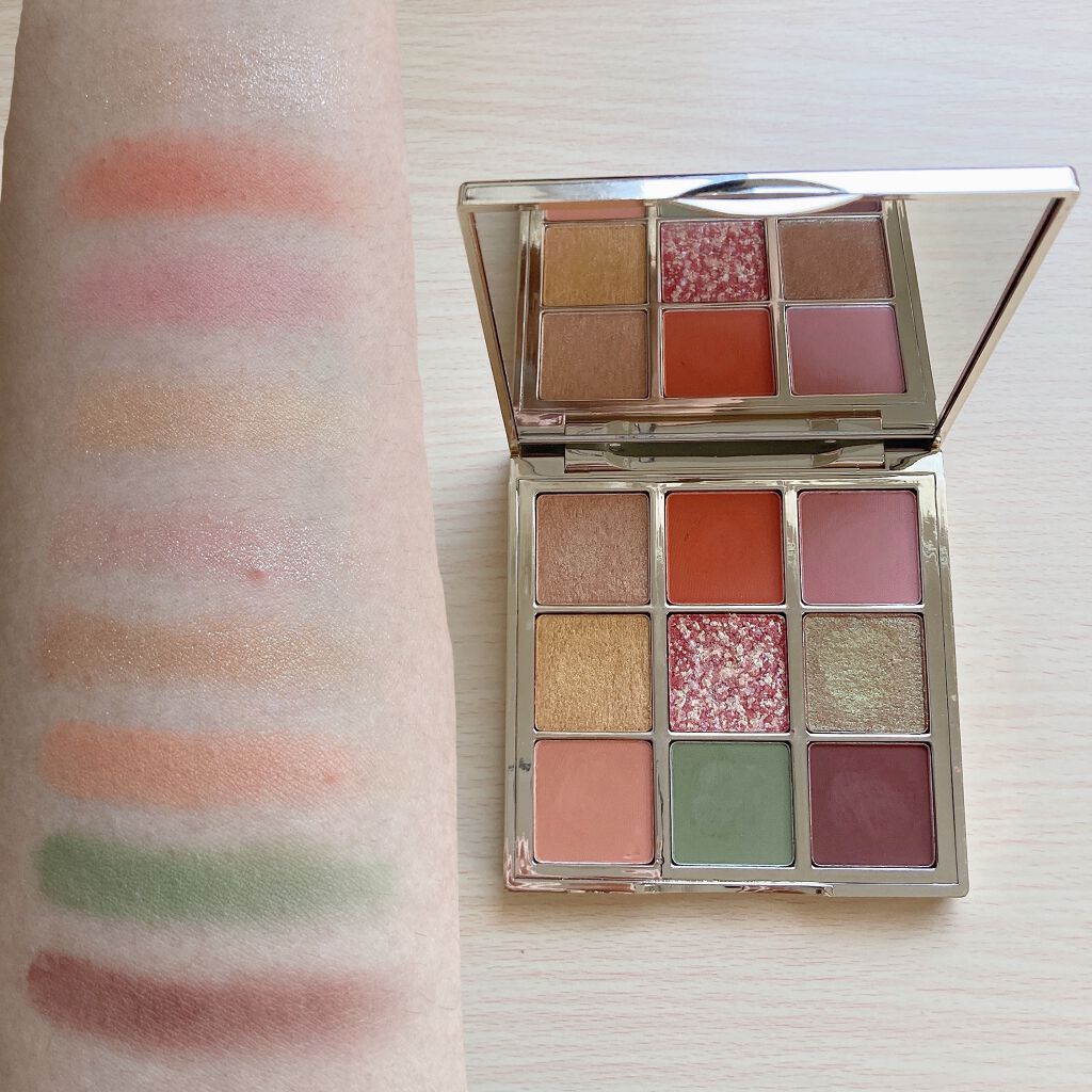 長相思シリーズ 9色アイシャドウパレット/CATKIN/アイシャドウパレットを使ったクチコミ(3枚目)