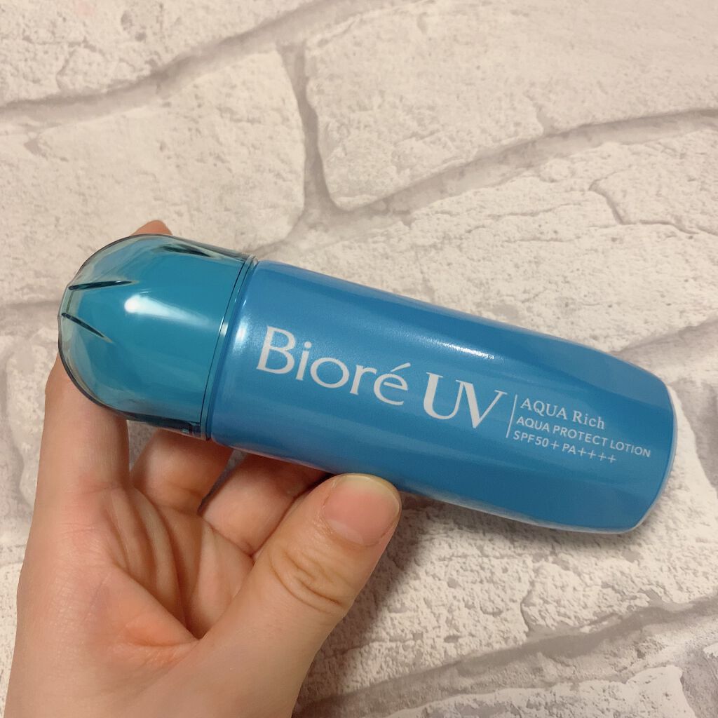ビオレUV アクアリッチ アクアプロテクトローション(水層パック)/ビオレ/日焼け止めローションを使ったクチコミ（2枚目）
