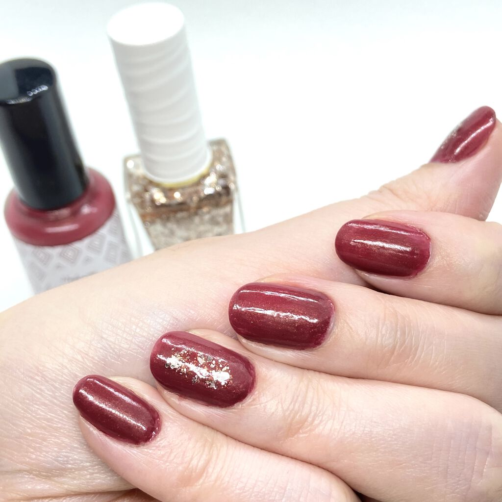 赤ネイルのネイルデザイン】オサジ アップリフト ネイルカラー