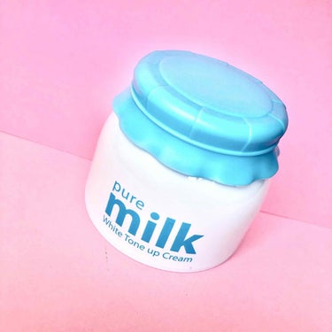 pure milk White Tone up Cream/the SAEM/化粧下地を使ったクチコミ（5枚目）