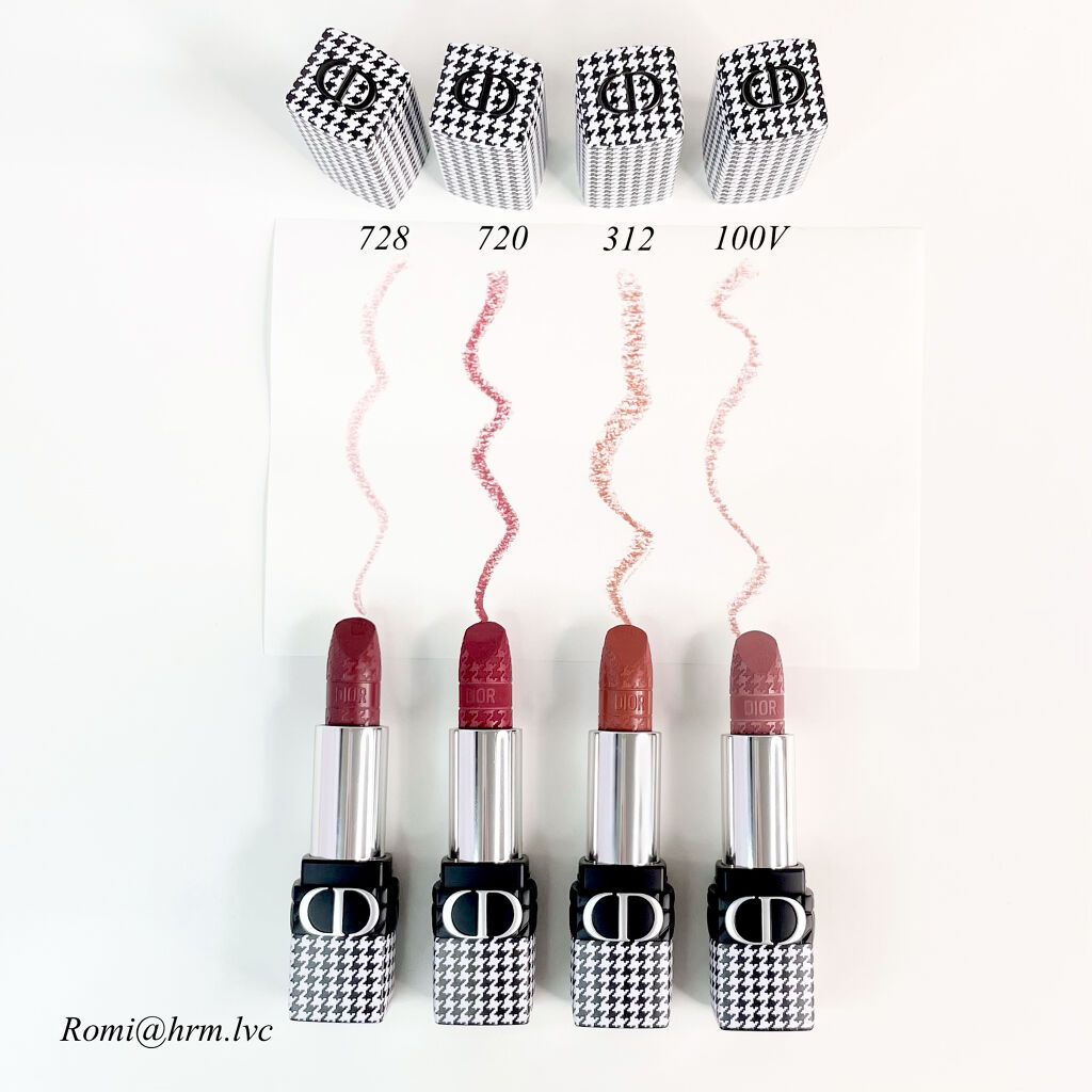 ルージュ ディオール 720 アイコン ベルベット<ニュー ルック エディション>（生産終了）/Dior/口紅を使ったクチコミ（2枚目）