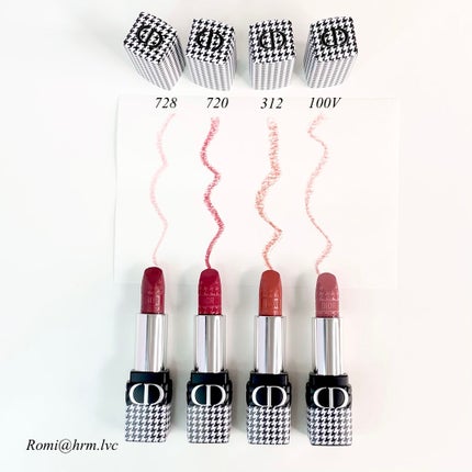 ルージュ ディオール 720 アイコン ベルベット<ニュー ルック エディション>(生産終了)/Dior/口紅を使ったクチコミ(2枚目)