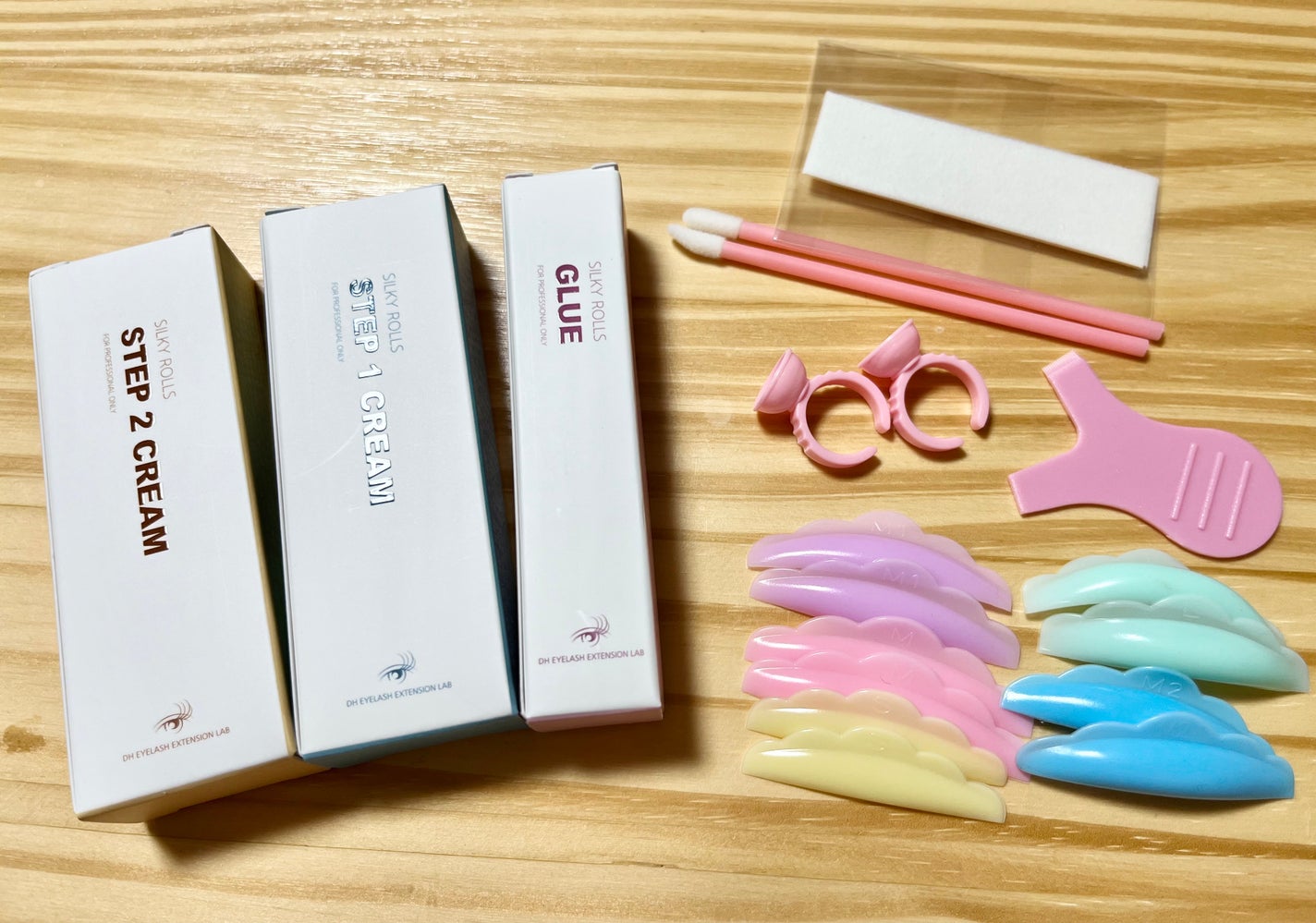 EYE2IN 低刺激 セルフプロ用 まつげパーマ 3種 セット/Qoo10/その他キットセットを使ったクチコミ(1枚目)