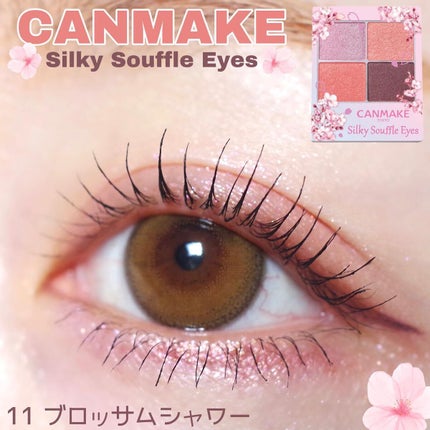 シルキースフレアイズ/キャンメイク/アイシャドウパレットを使ったクチコミ(1枚目)