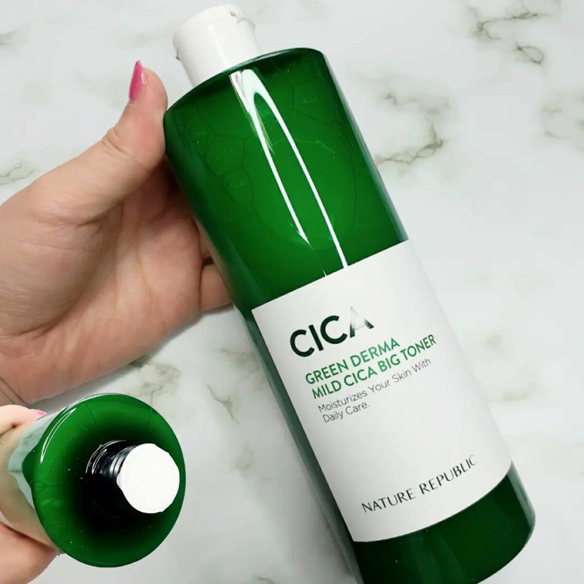 グリーン ダーマCICAビックトナー/ネイチャーリパブリック/化粧水を使ったクチコミ(2枚目)