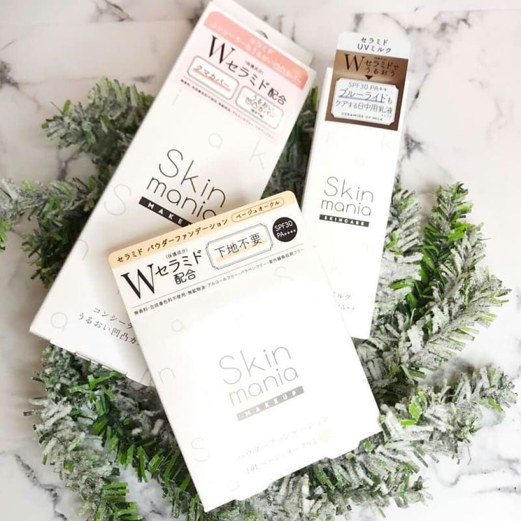 セラミド パウダーファンデーション/Skin mania/パウダーファンデーションを使ったクチコミ（2枚目）