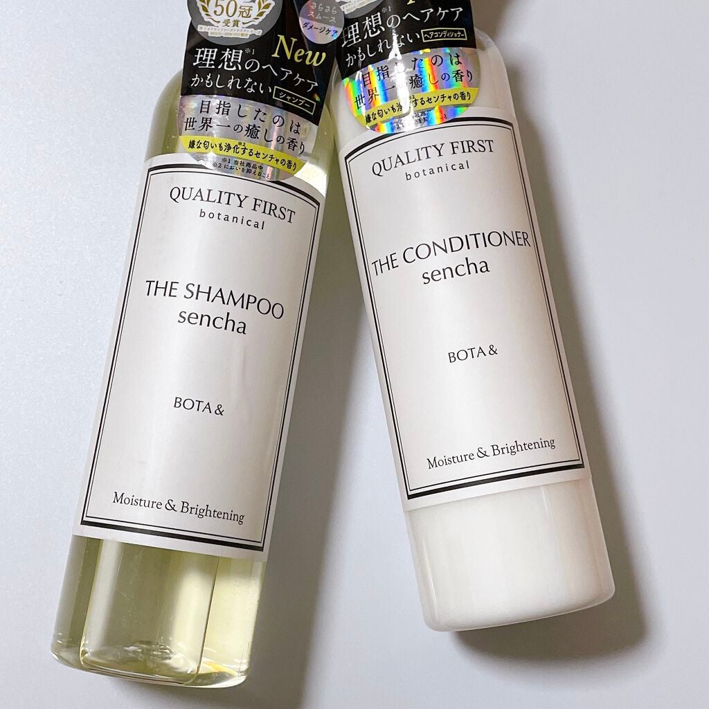 ボタアンド ザ シャンプー <sencha>/クオリティファースト/市販シャンプーを使ったクチコミ(1枚目)