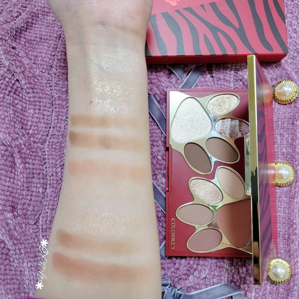 トラ十色アイシャドウパレット/COLORKEY/アイシャドウパレットを使ったクチコミ(10枚目)