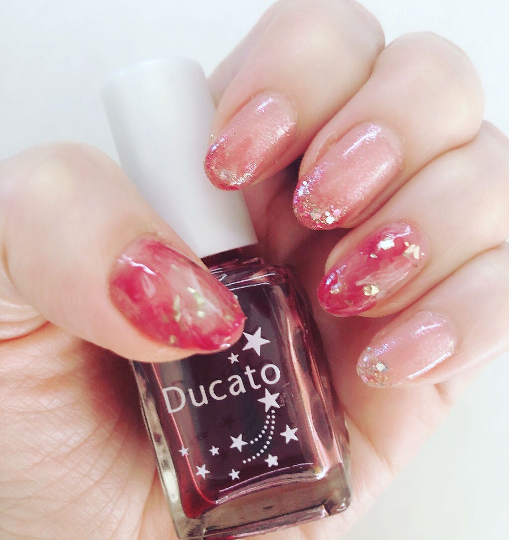 カラーオンベースコート/デュカート/オールインワンネイルを使ったクチコミ(1枚目)