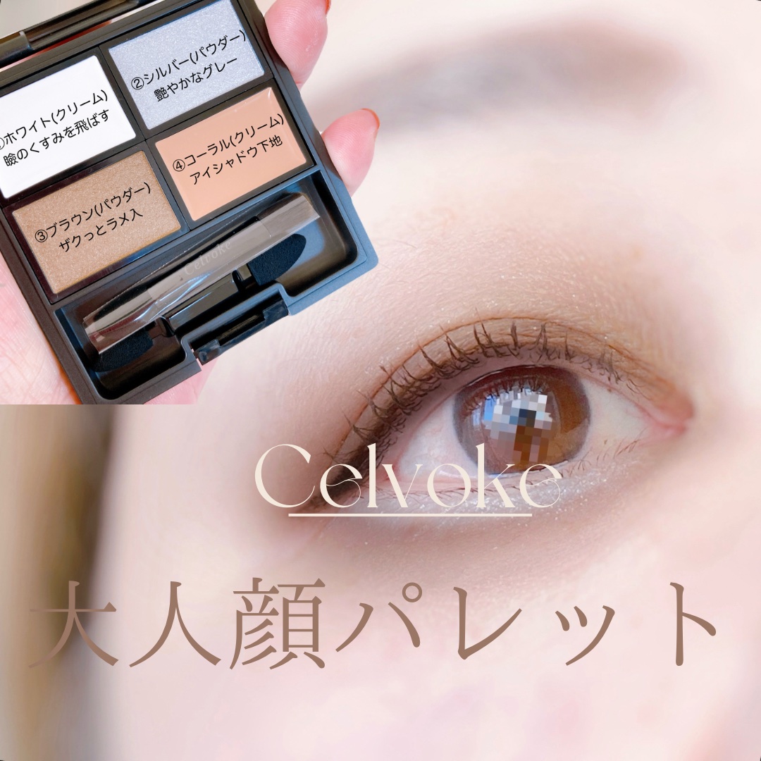 A★Celvoke セルヴォーク ヴォランタリー ベイシス アイパレット 05 一度使用★