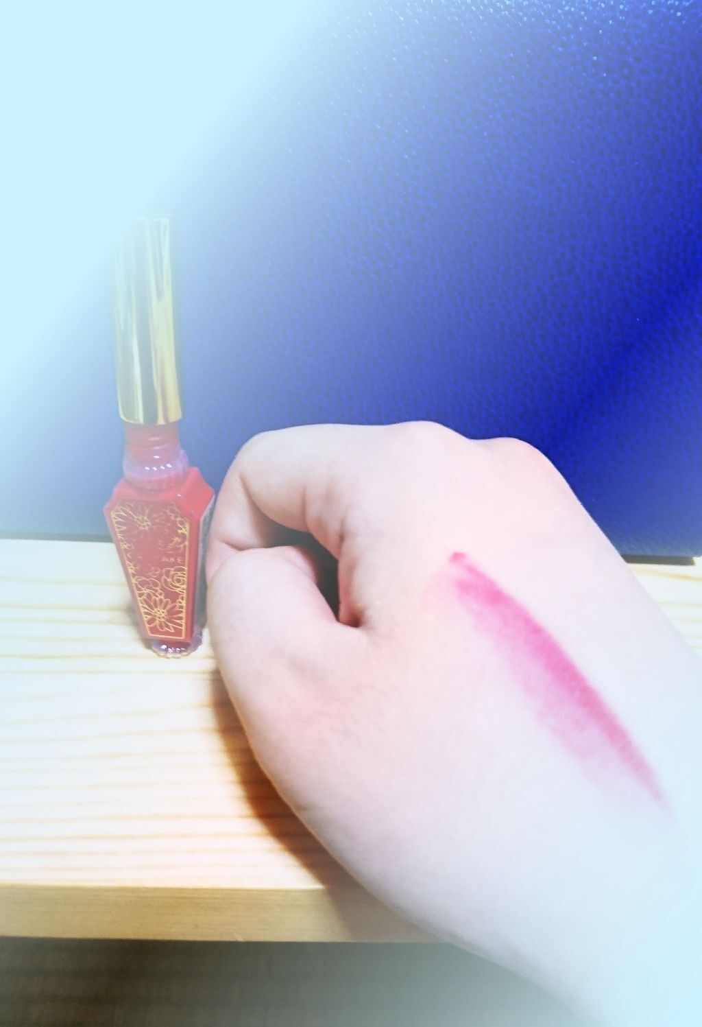 リップティントマット 02 レッド/キャンメイク/リップグロスを使ったクチコミ（3枚目）