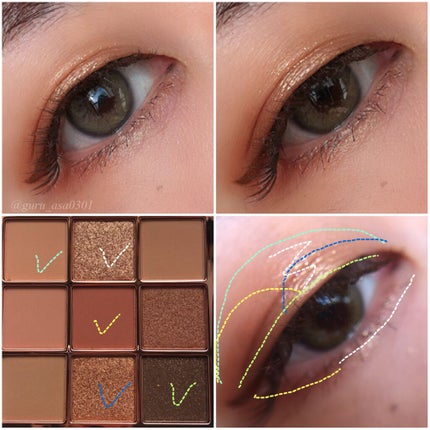 The Bella collection eyeshadow palette/CELEFIT/アイシャドウパレットを使ったクチコミ(5枚目)