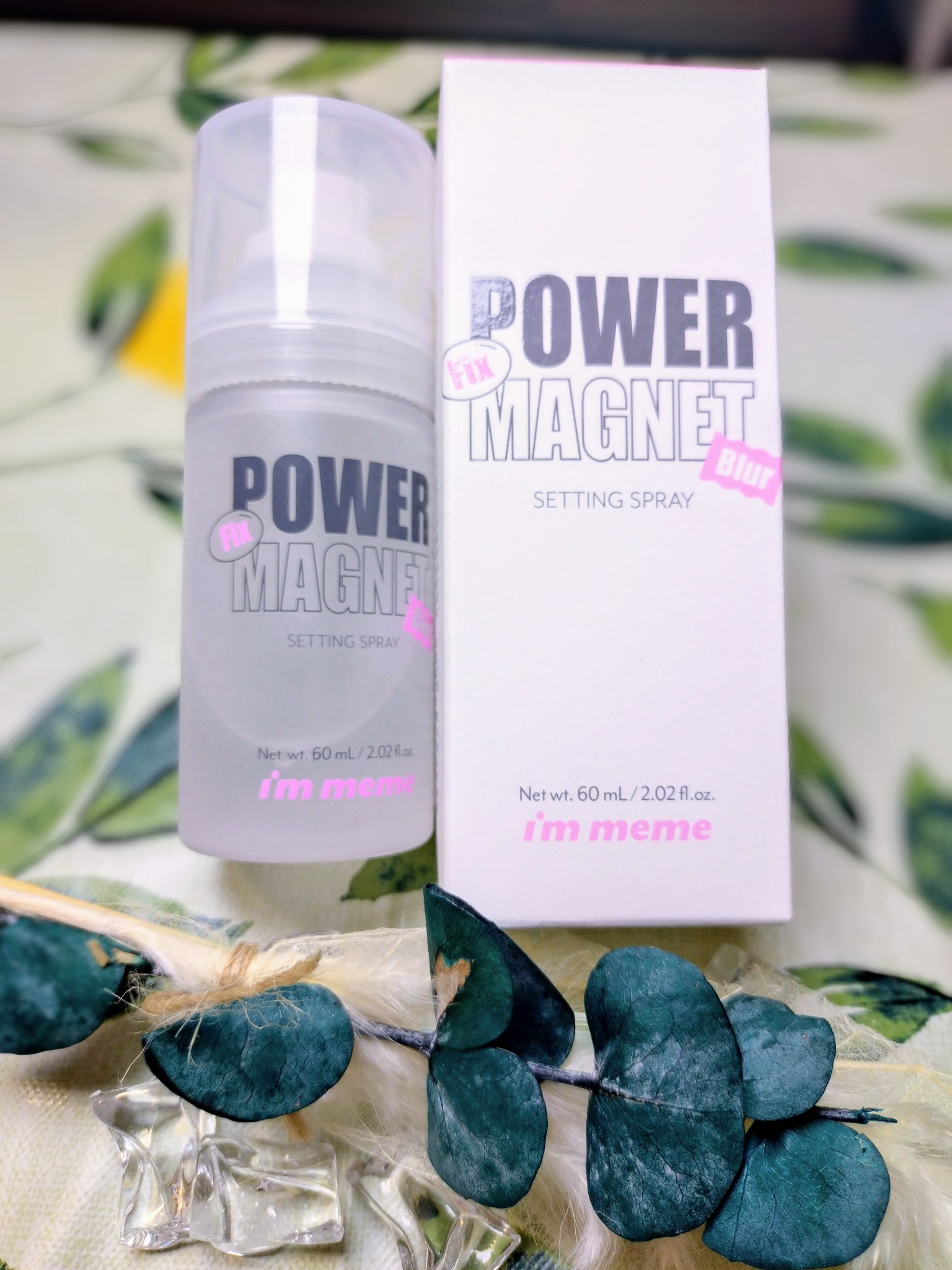 パワーマグネットセッティングスプレー/i’m meme/フィックスミストを使ったクチコミ（1枚目）