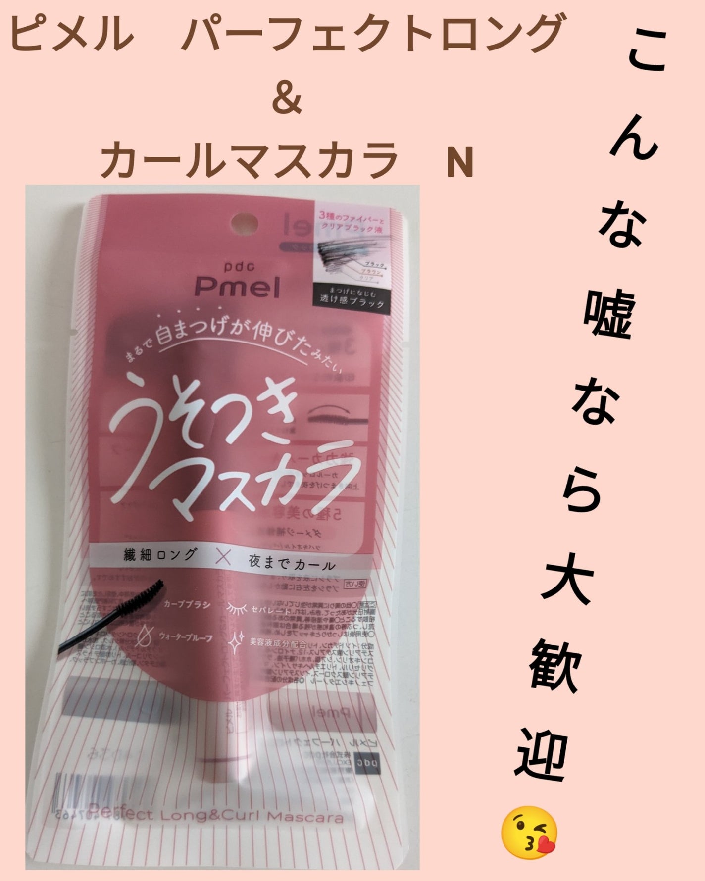 ピメル うそつきマスカラ/pdc/マスカラを使ったクチコミ(1枚目)
