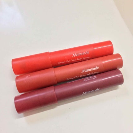 クリーミーリップティント カラーバーム・インテンス/Mamonde/リップティントを使ったクチコミ(1枚目)