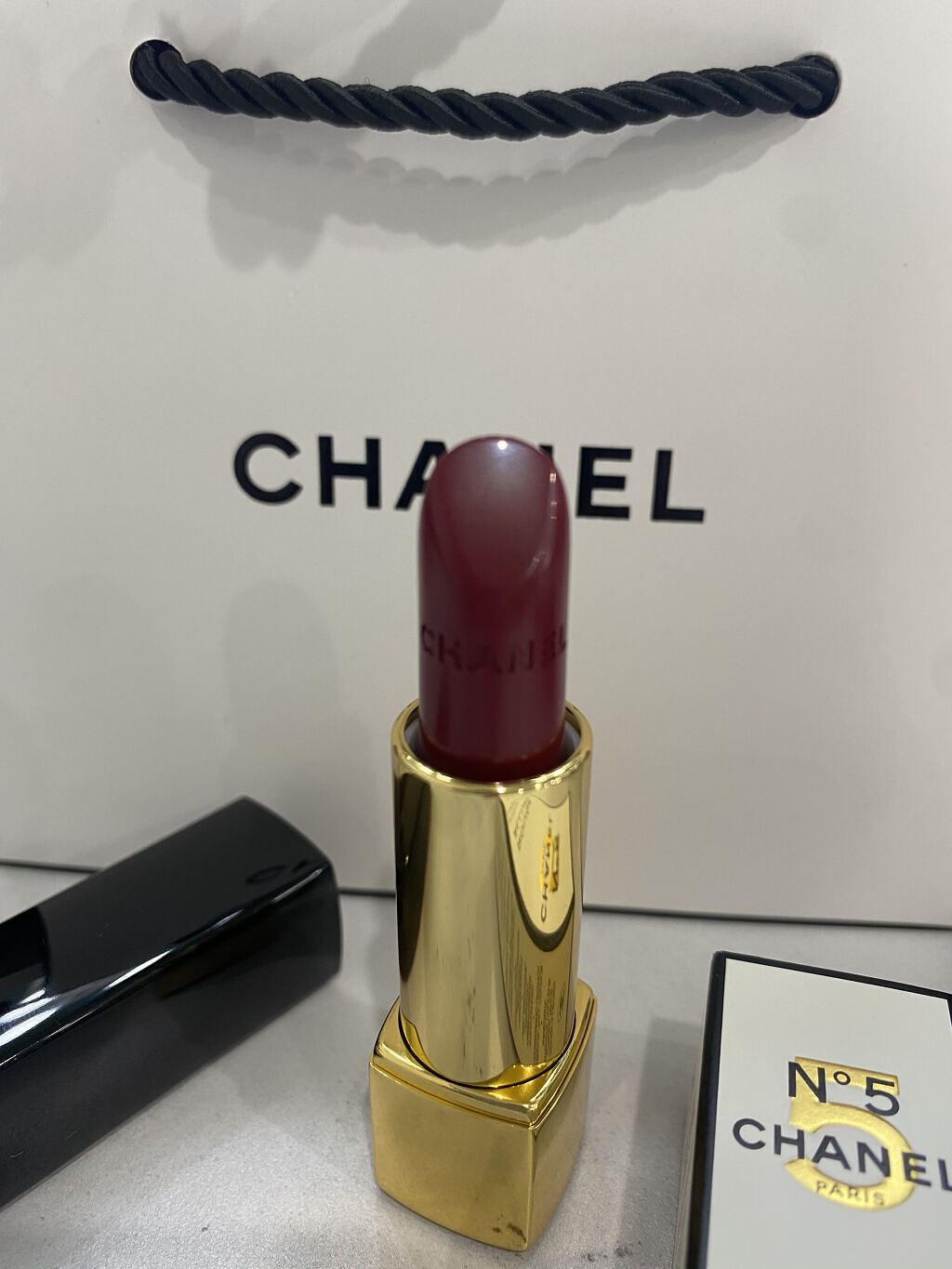 ルージュ アリュール 157 レジャンデール/CHANEL/口紅を使ったクチコミ（1枚目）
