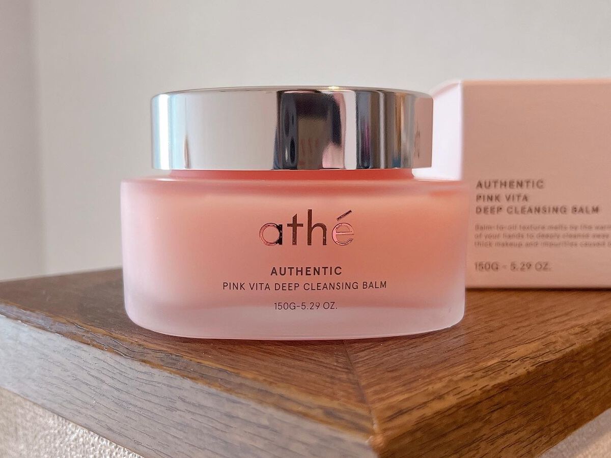 athe AUTHENTIC PINK VITA DEEP CLEANSING BALM/athé/クレンジングバームを使ったクチコミ（1枚目）