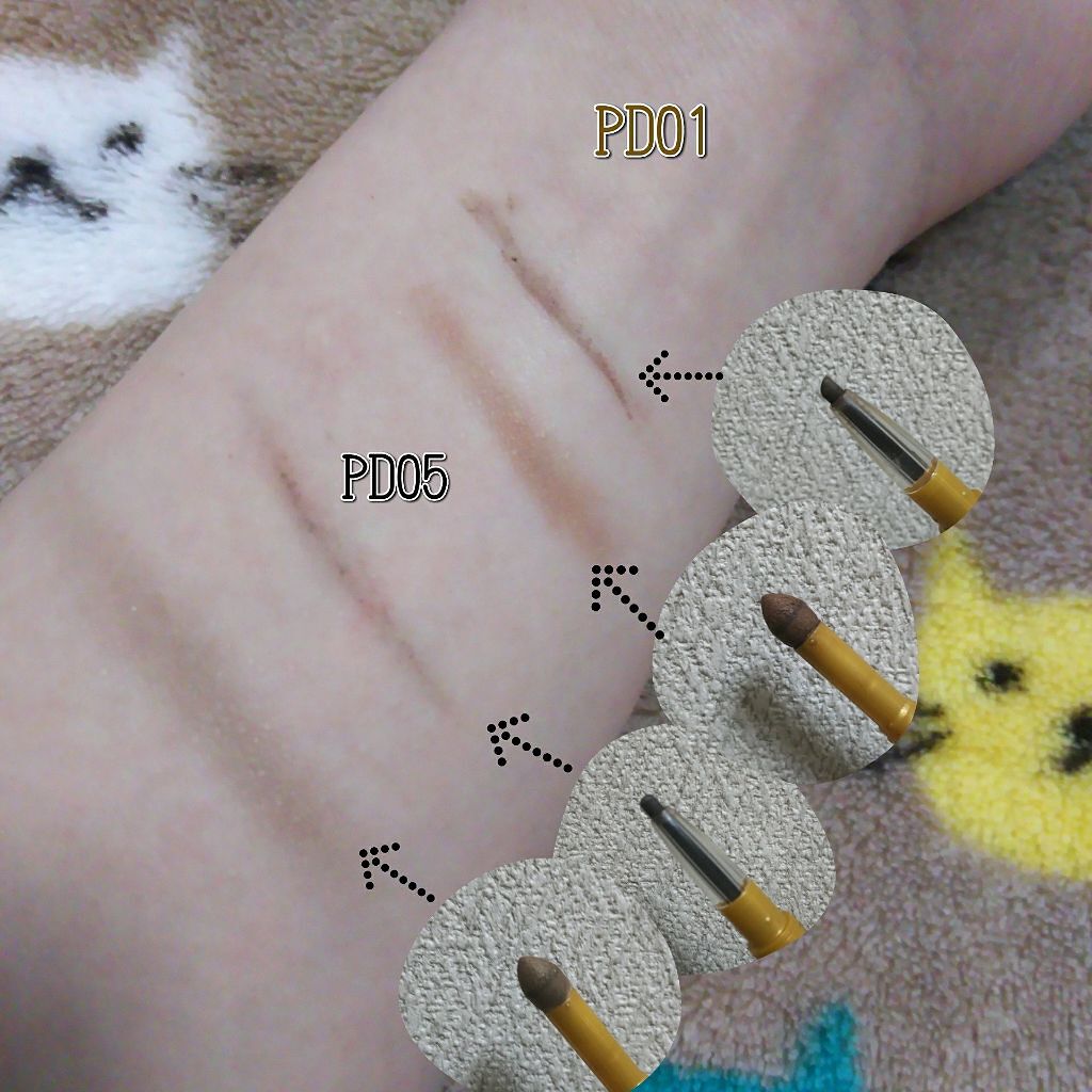 パウダー&ペンシル アイブロウEX/excel/アイブロウペンシルを使ったクチコミ(2枚目)