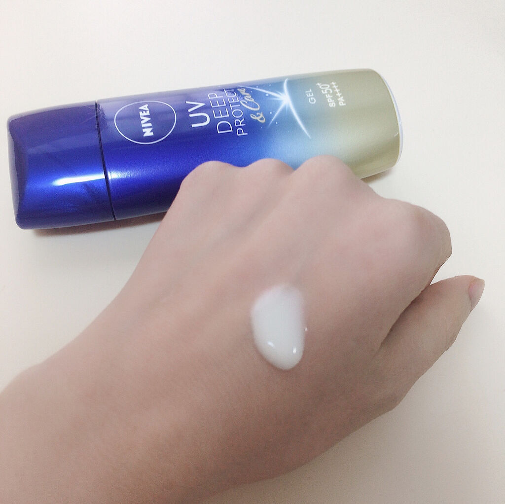 ニベアUV ディープ プロテクト＆ケア ジェル/ニベア/日焼け止めジェルを使ったクチコミ（2枚目）