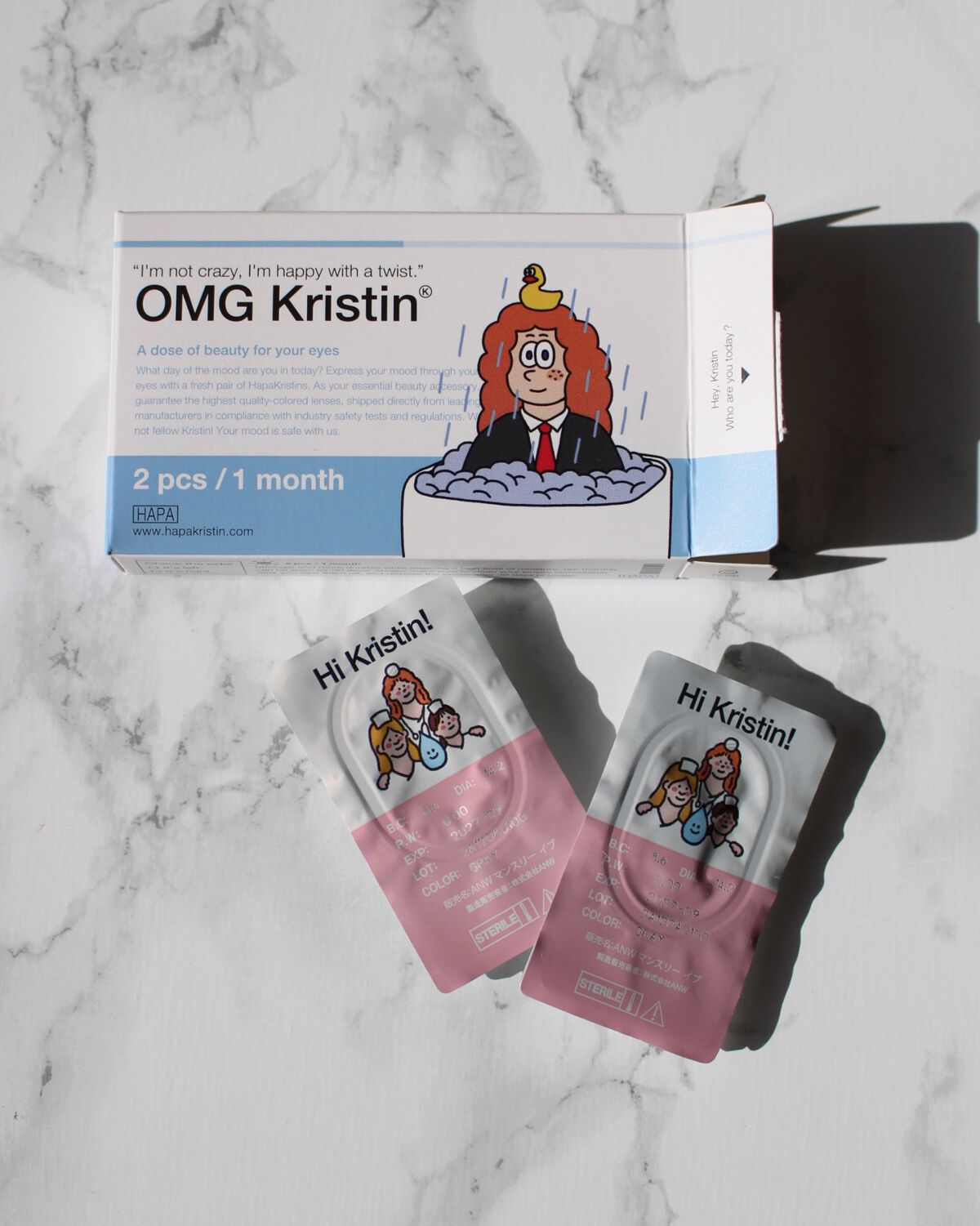 OMG kristin/Hapa kristin/カラーコンタクトレンズを使ったクチコミ(7枚目)