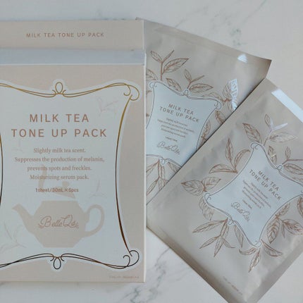 MILK TEA TONE UP PACK/Belle Qs/シートマスク・パックを使ったクチコミ(1枚目)
