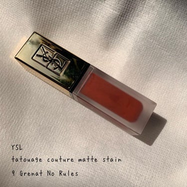 タトワージュ クチュール No.9 グルナノールール/YVES SAINT LAURENT BEAUTE/口紅を使ったクチコミ（2枚目）