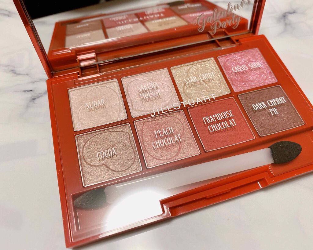 ギャレンタインズパーティー アイシャドウパレット/JILL STUART/アイシャドウパレットを使ったクチコミ(2枚目)
