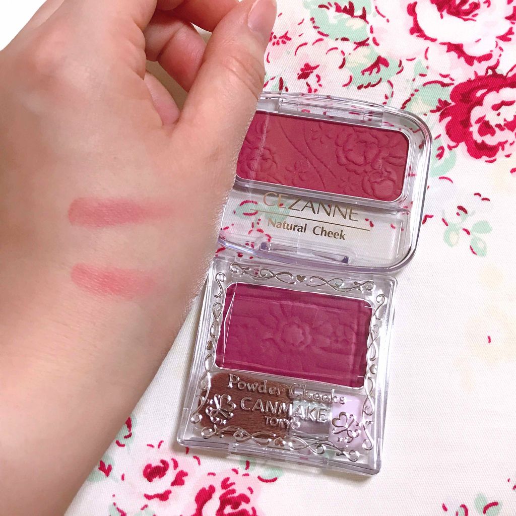 【旧品】パウダーチークス/キャンメイク/パウダーチークを使ったクチコミ（2枚目）