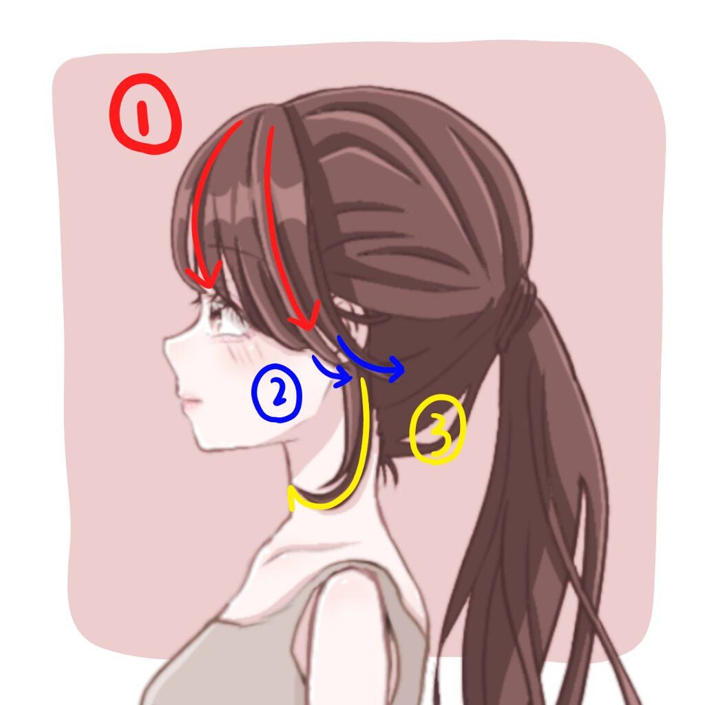 ねね on LIPS 「【たったこれだけで横顔美人になれる?!簡単セット方法】こんにち..」(2枚目)