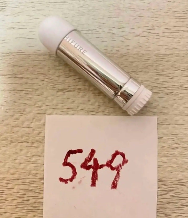 ひより on LIPS 「ちふれ口紅549レッド系パールドラッグストアなどで300〜40..」(1枚目)