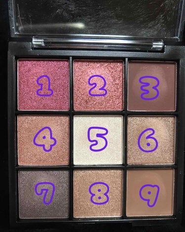 UR GLAM　BLOOMING EYE COLOR PALETTE/U R GLAM/パウダーアイシャドウを使ったクチコミ（2枚目）