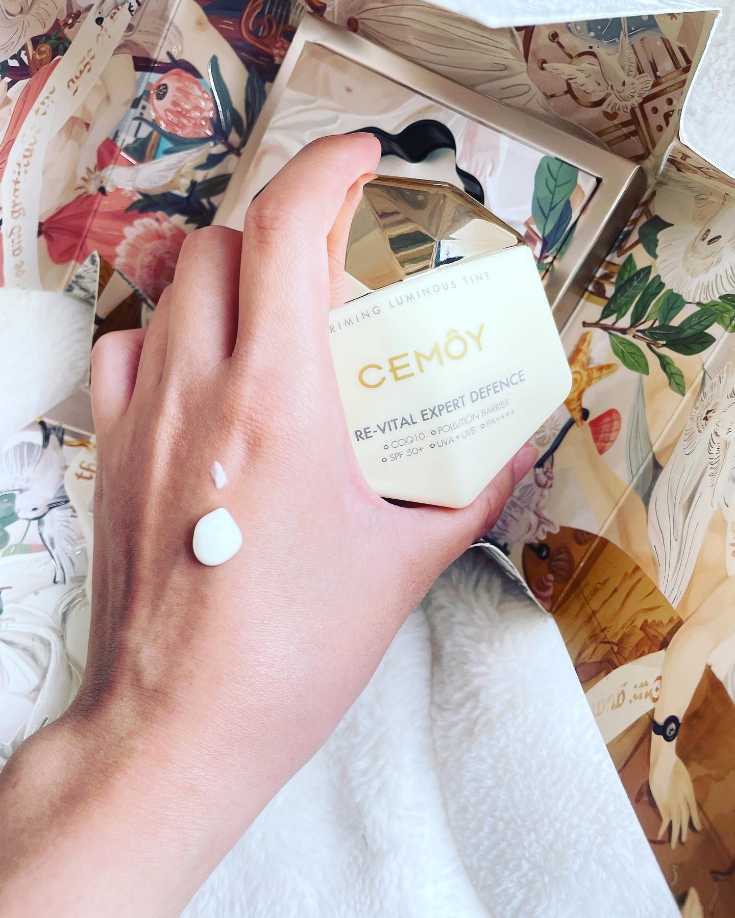 エキスパート ディフェンス/CEMOY/日焼け止めクリームを使ったクチコミ（3枚目）