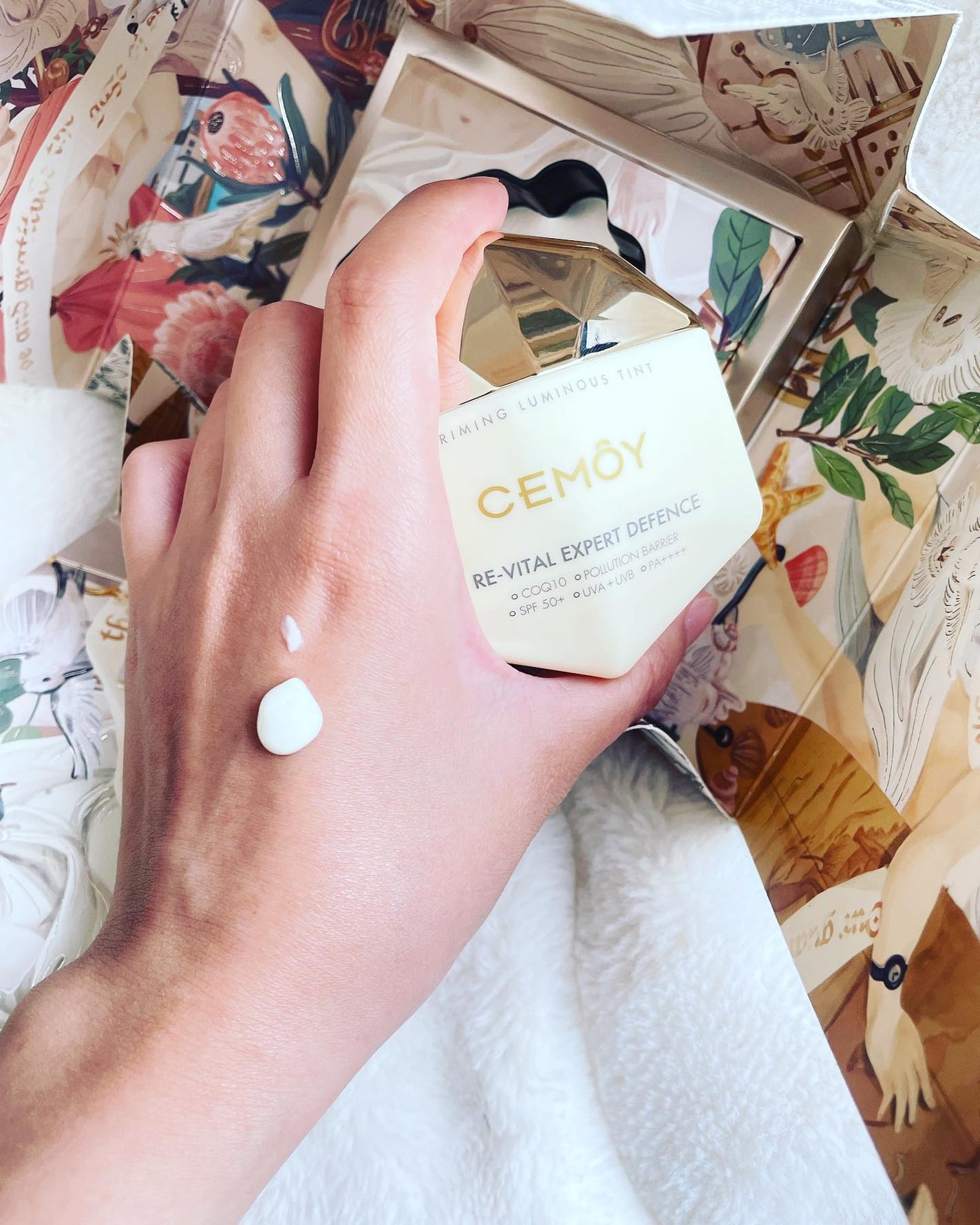 エキスパート ディフェンス/CEMOY/日焼け止めクリームを使ったクチコミ(3枚目)