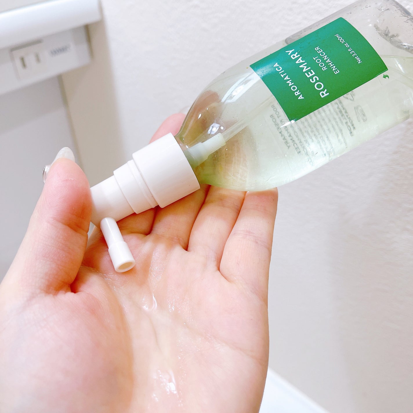 ローズマリー スカルプ スクラブ/AROMATICA/ヘッドスクラブを使ったクチコミ(8枚目)