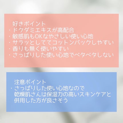 ドクダミ 77 スージングトナー/Anua/化粧水を使ったクチコミ(5枚目)