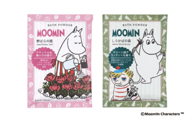 ムーミン　バスパウダーギフト ピンク