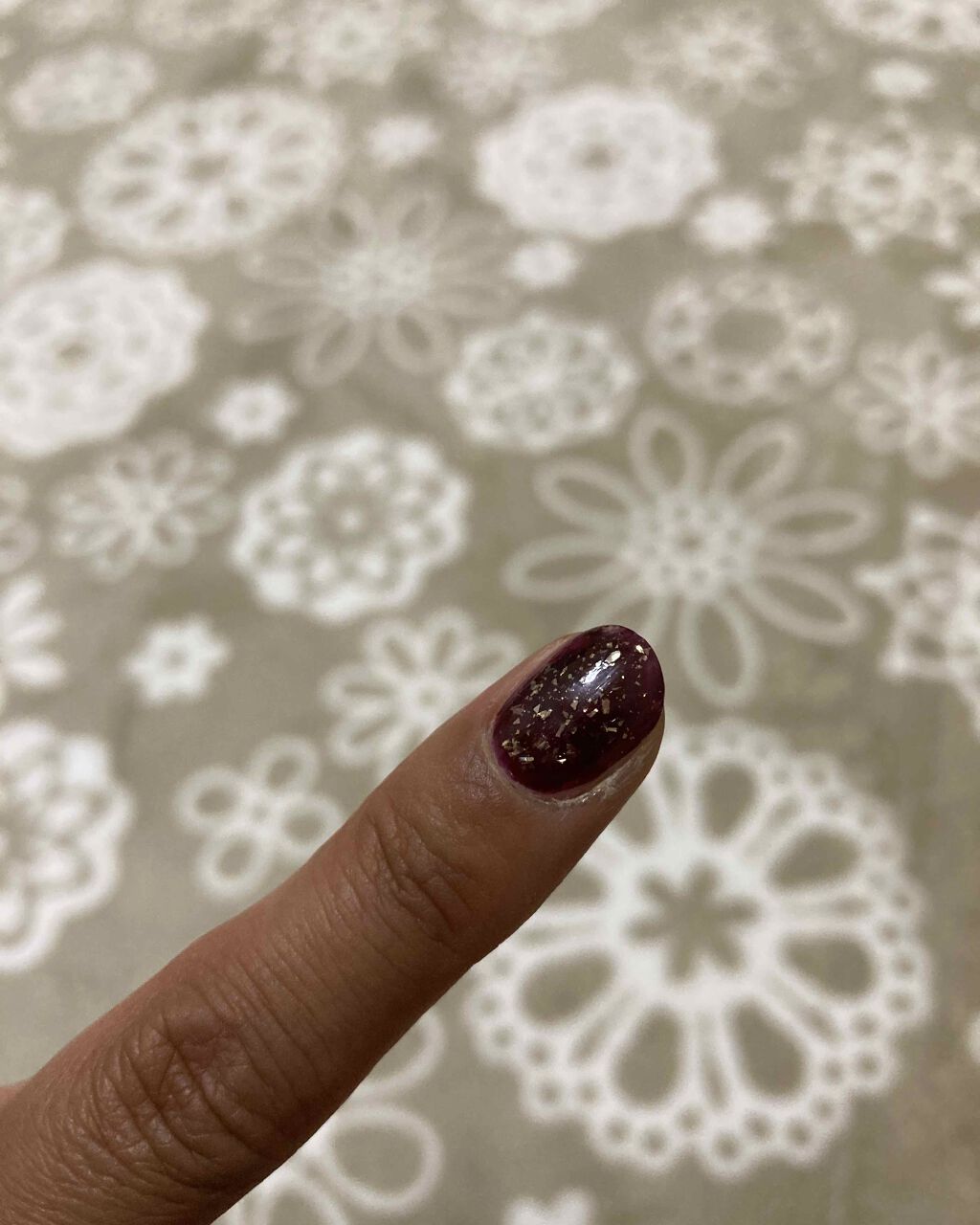 ディオリフィック グリッター トップ コート 001 ゴールデン スノー（生産終了）/Dior/ネイルトップコートを使ったクチコミ（3枚目）