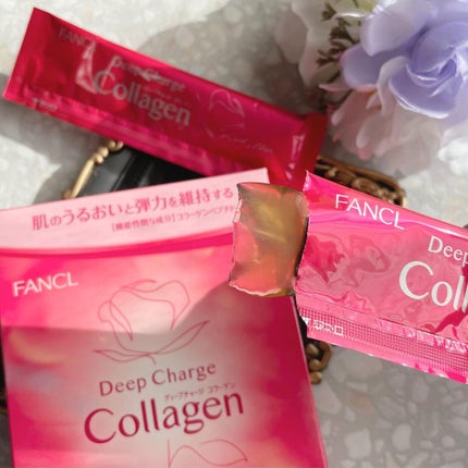 ディープチャージ コラーゲン スティックゼリー/ファンケル/美容サプリメントを使ったクチコミ(2枚目)