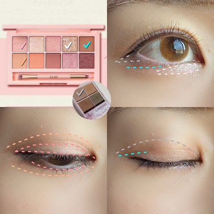 シルキースフレアイズ/キャンメイク/アイシャドウパレットを使ったクチコミ(2枚目)