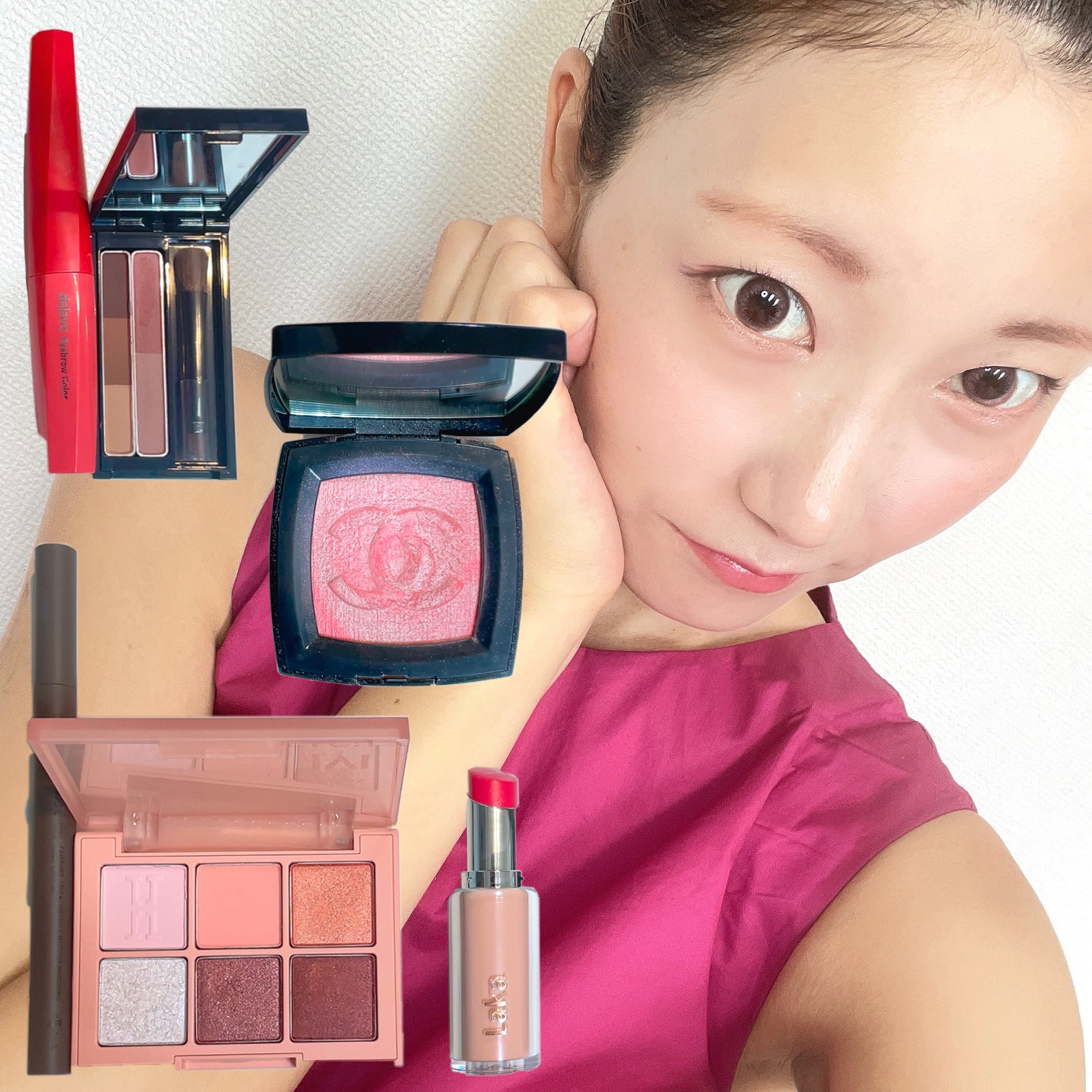 デイリームードアイシャドウパレット 03 PLEASED CORAL/MAD PEACH/アイシャドウパレットを使ったクチコミ（1枚目）