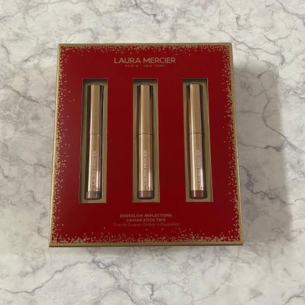 ローズグロウ リフレクションズ キャビアスティック トリオ/ローラ メルシエ/スティックアイシャドウを使ったクチコミ(3枚目)