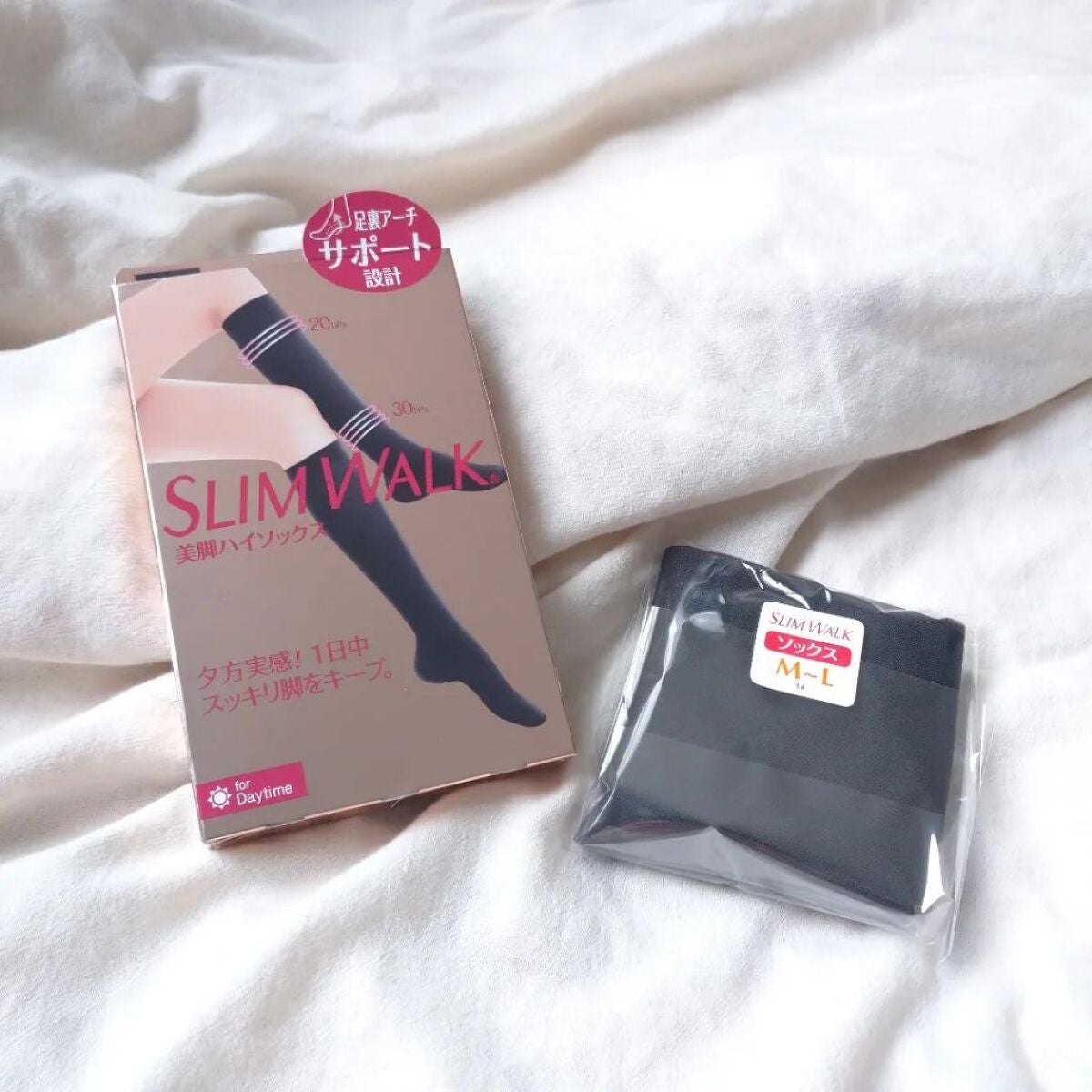 スリムウォーク 美脚ハイソックス/SLIMWALK/着圧ソックス・レギンスを使ったクチコミ(3枚目)