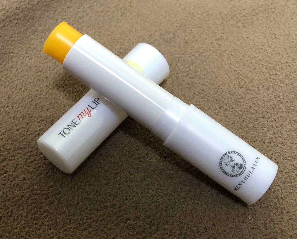 トーンマイリップ イエローピンク/メンソレータム/リップケアを使ったクチコミ（1枚目）